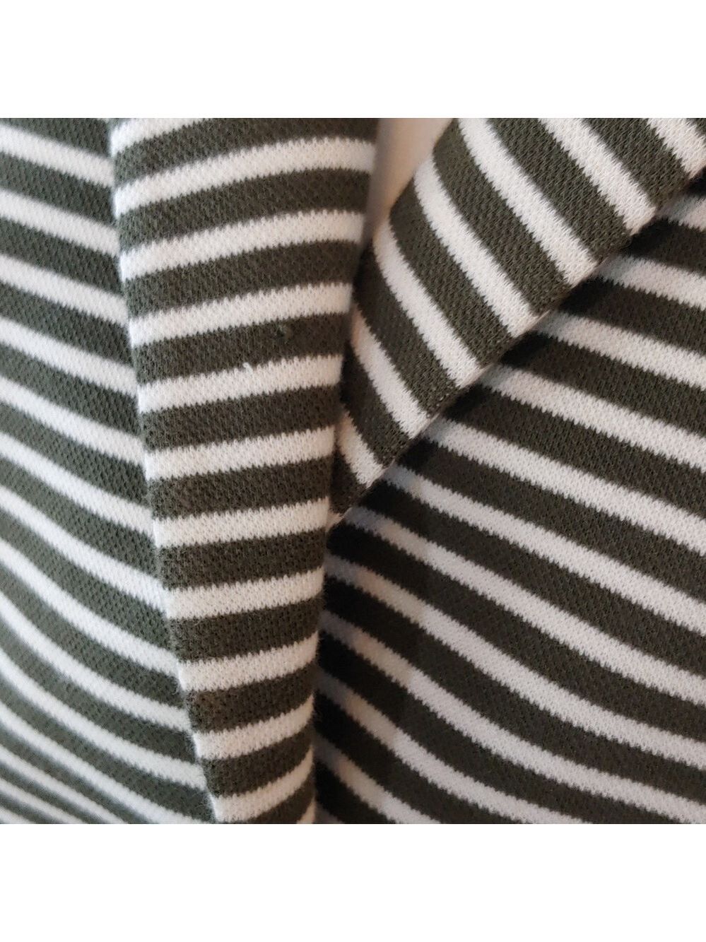 LAUREN Ralph Lauren Olive & Cream Striped Women's Blazer size Medium - Picture 17 of 17